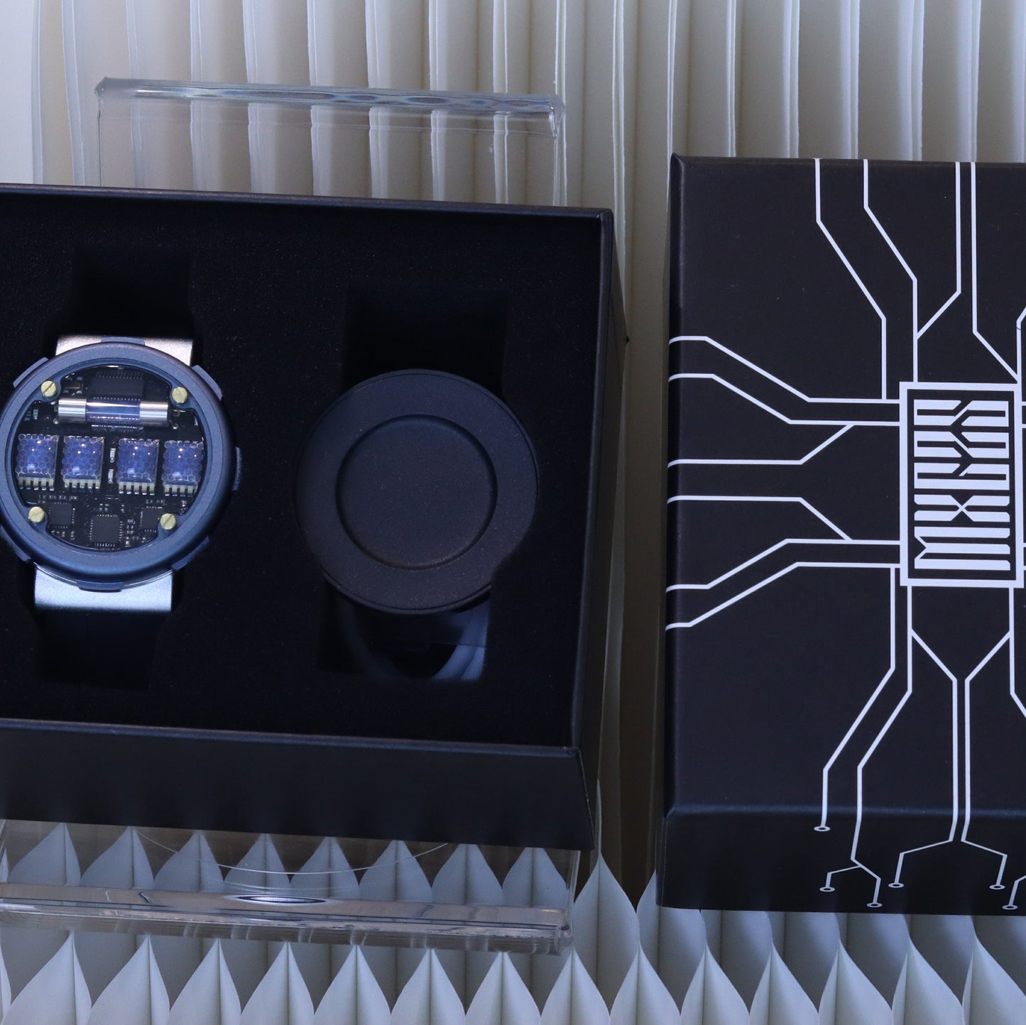 Nixie Tube Watch Ⅰ - Silver
