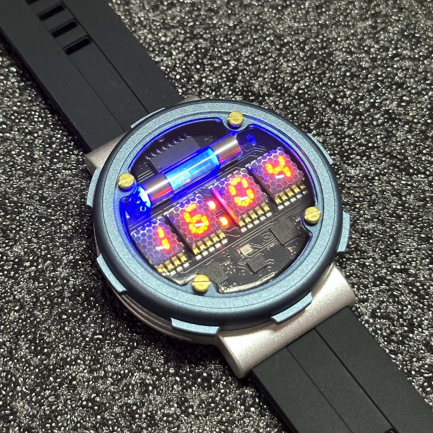 Nixie Tube Watch Ⅰ - Silver