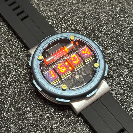 Nixie Tube Watch Ⅰ - Silver